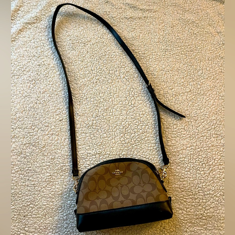 Coach monogrammed bag